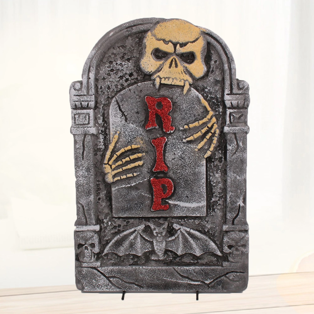 Halloween Simulation Tombstone Haunted House Stone Prop Horror Chamber Scene Layout Tombstone (Random Style)