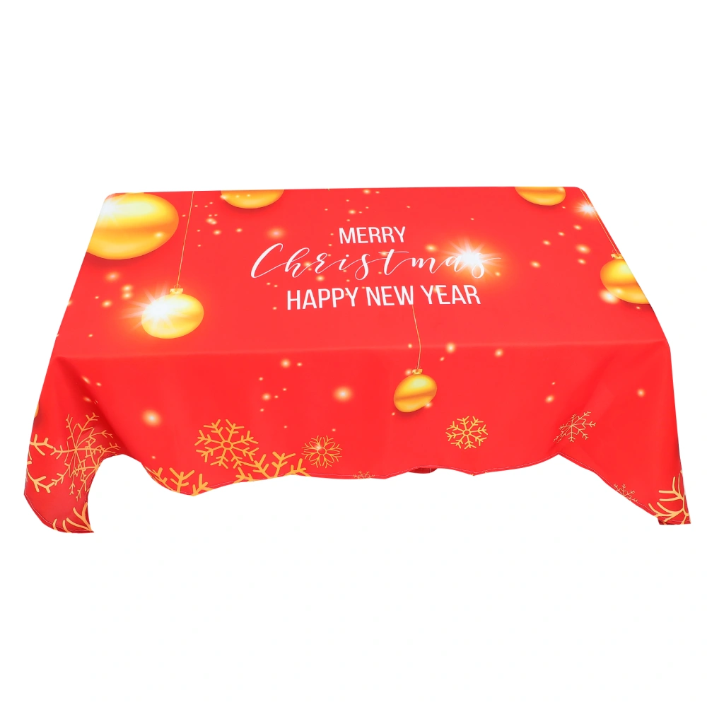 1pc Christmas Elements Design Table Runner Decorative Table Runner for Home (Assorted Color)