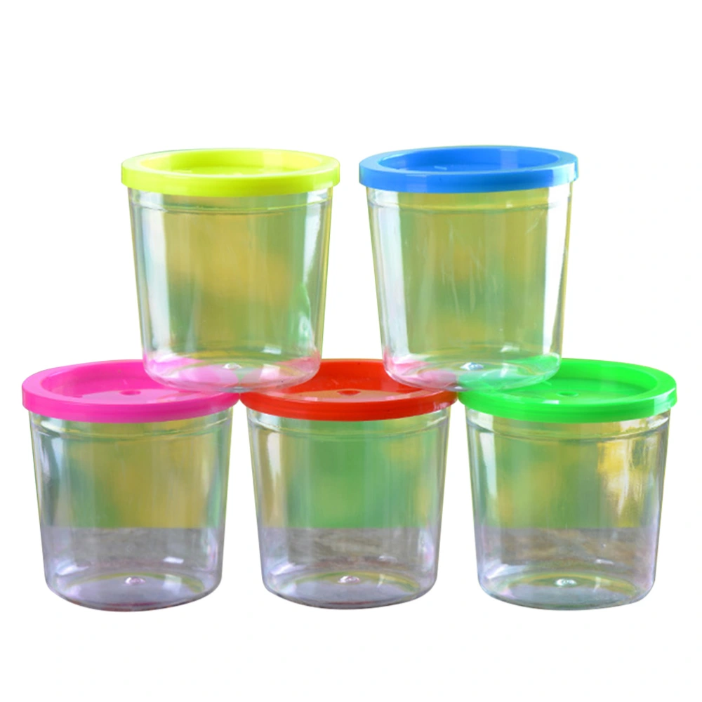 12pcs Transparent Flower Arrangement Ddyeing Cup Fashion Jellyfish Cup Durable Betta Cup (Random Color)