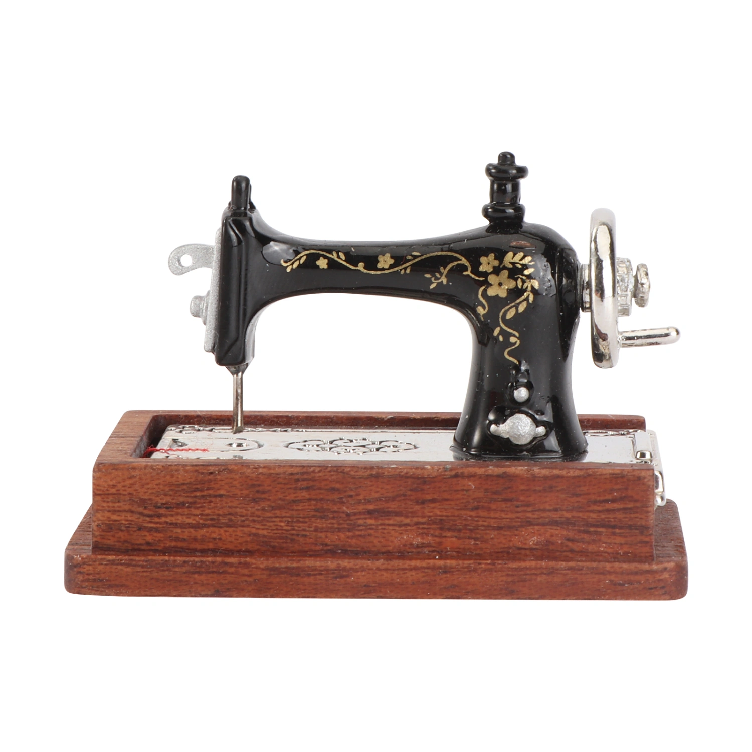 1pc Mini Scene Model Realistic Tailor Machine Model Mini House Model Adornment