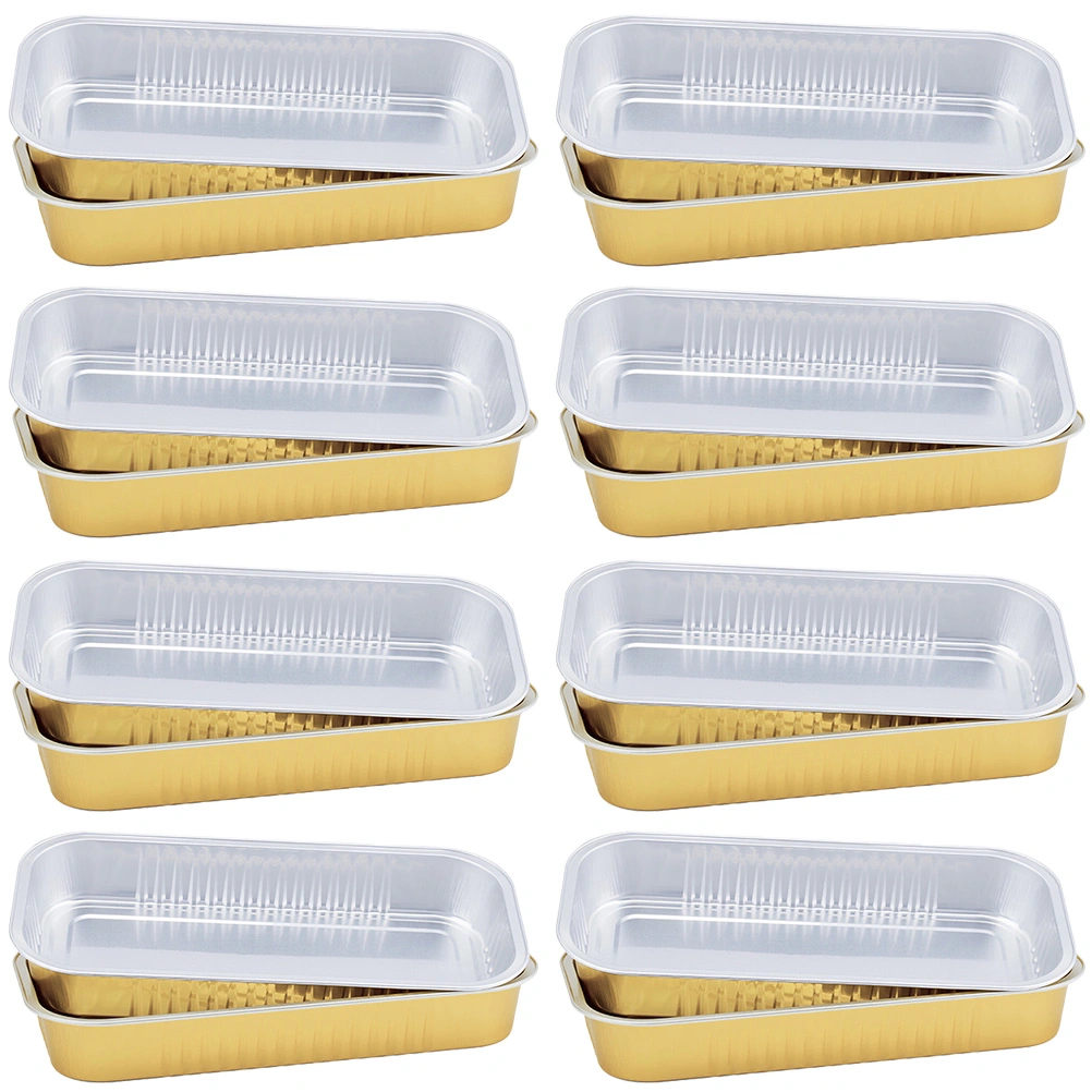 20pcs Tin Foil Boxes Empty Tin Foil Boxes Tin Foil Oyster Holder Air Fryer Tin Foil Boxes