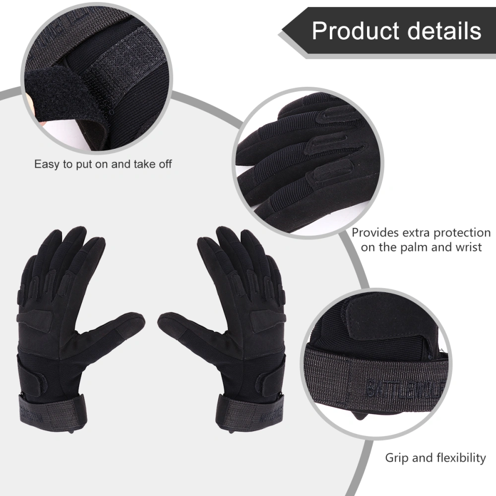 1 Pair Outdoor Riding Gloves Anti-skid Protective Gloves Sports Fitness Gloves