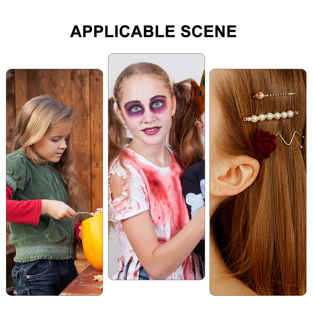 3pcs Halloween Pointed Hats Headdress Hair Pin Hair Accessories for Kids