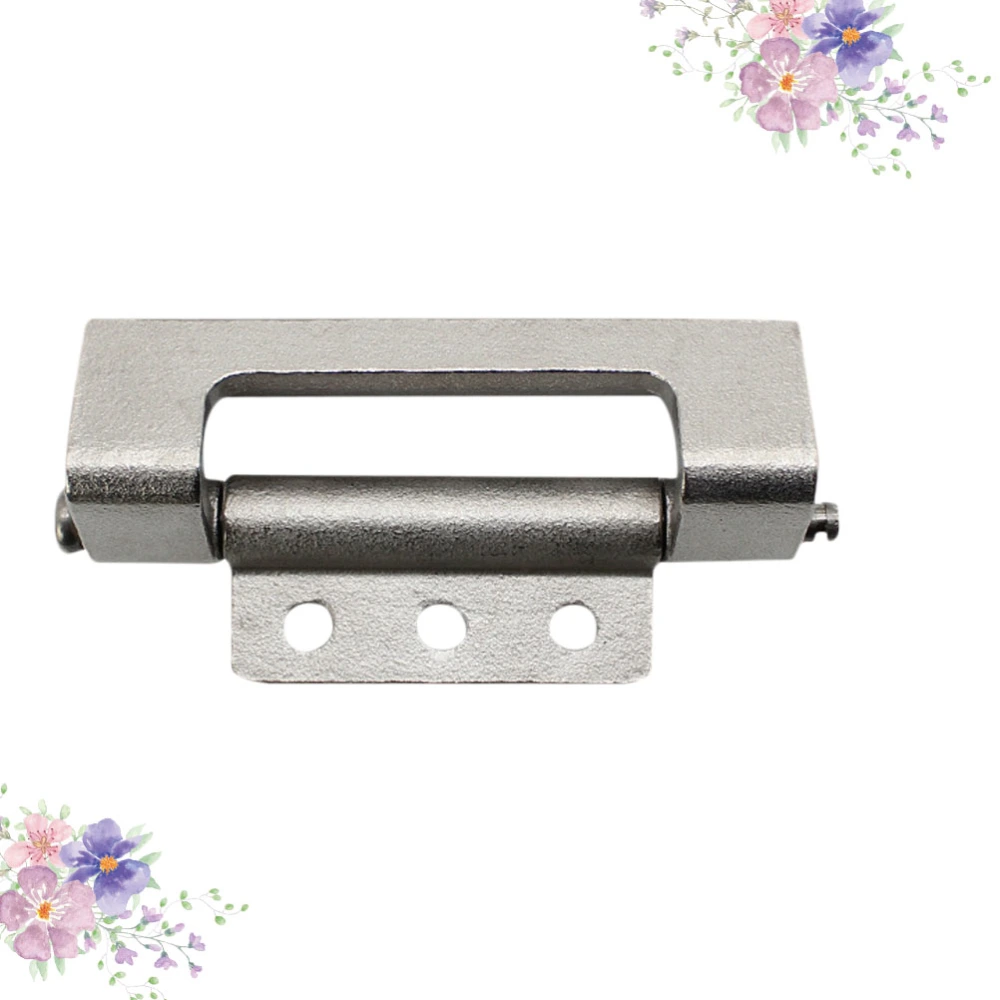 1pc Chassis Electrical Cabinet Industrial Switchgear Hinge Cabinet Hinged Chassis Door Hinge (Silver)