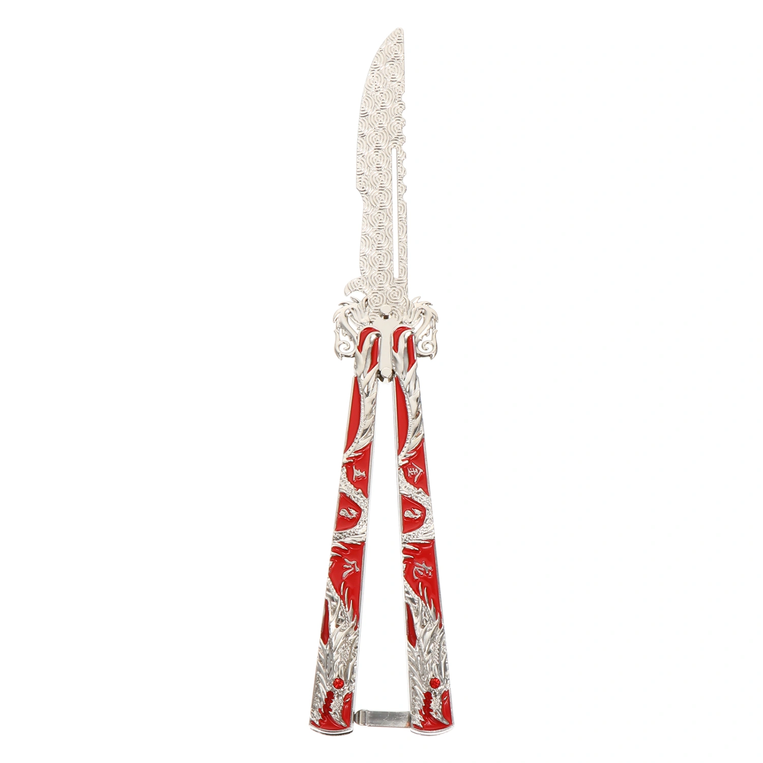 1Pc Blunt Balisong Practice Training Cutter Portable Balisong Cutter Prop