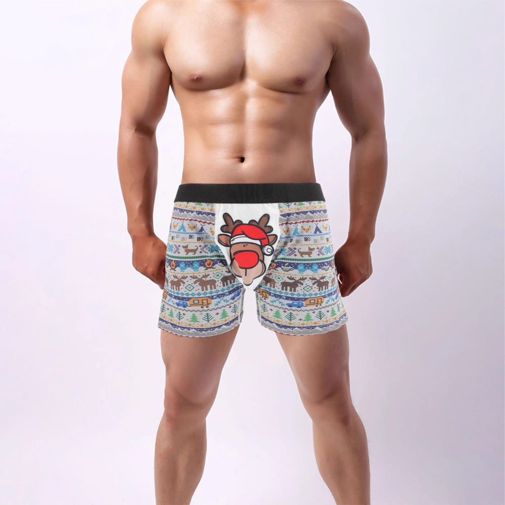 Funny Underwear Christmas Novelty Shorts Underwear Mens Holiday Underwear Briefs