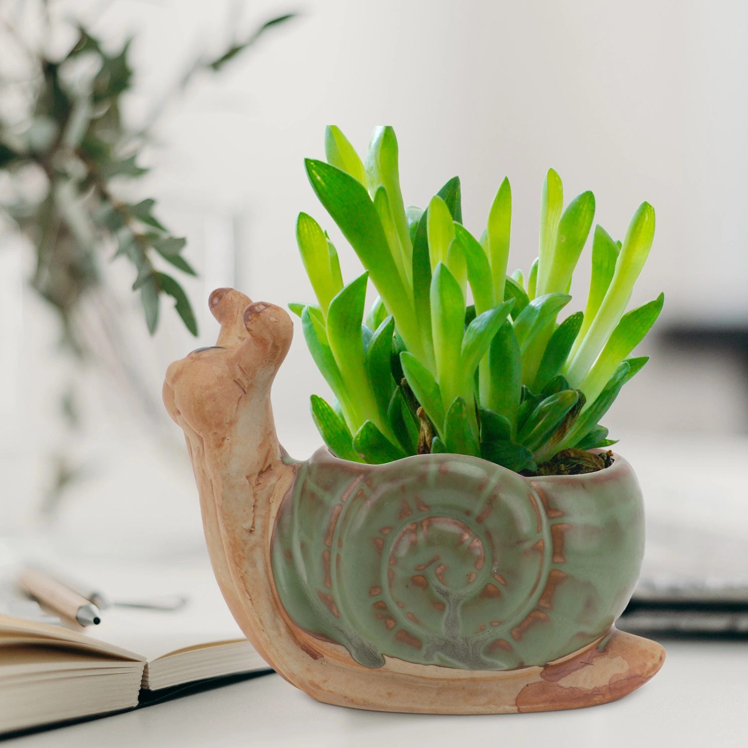 Animal Shaped Cartoon Flower Pot Antique Ceramic Flower Pot Home Decoration for Succulent Plants
