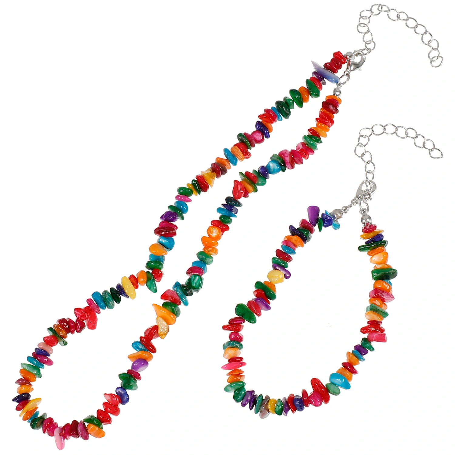 1 Set Women Bracelet Necklace Ladies Jewelry Girls Beach Decorative Jewelries
