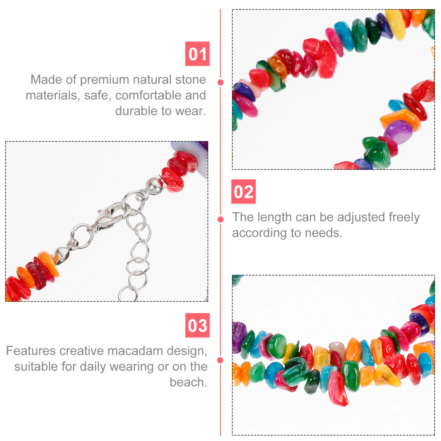 1 Set Women Bracelet Necklace Ladies Jewelry Girls Beach Decorative Jewelries