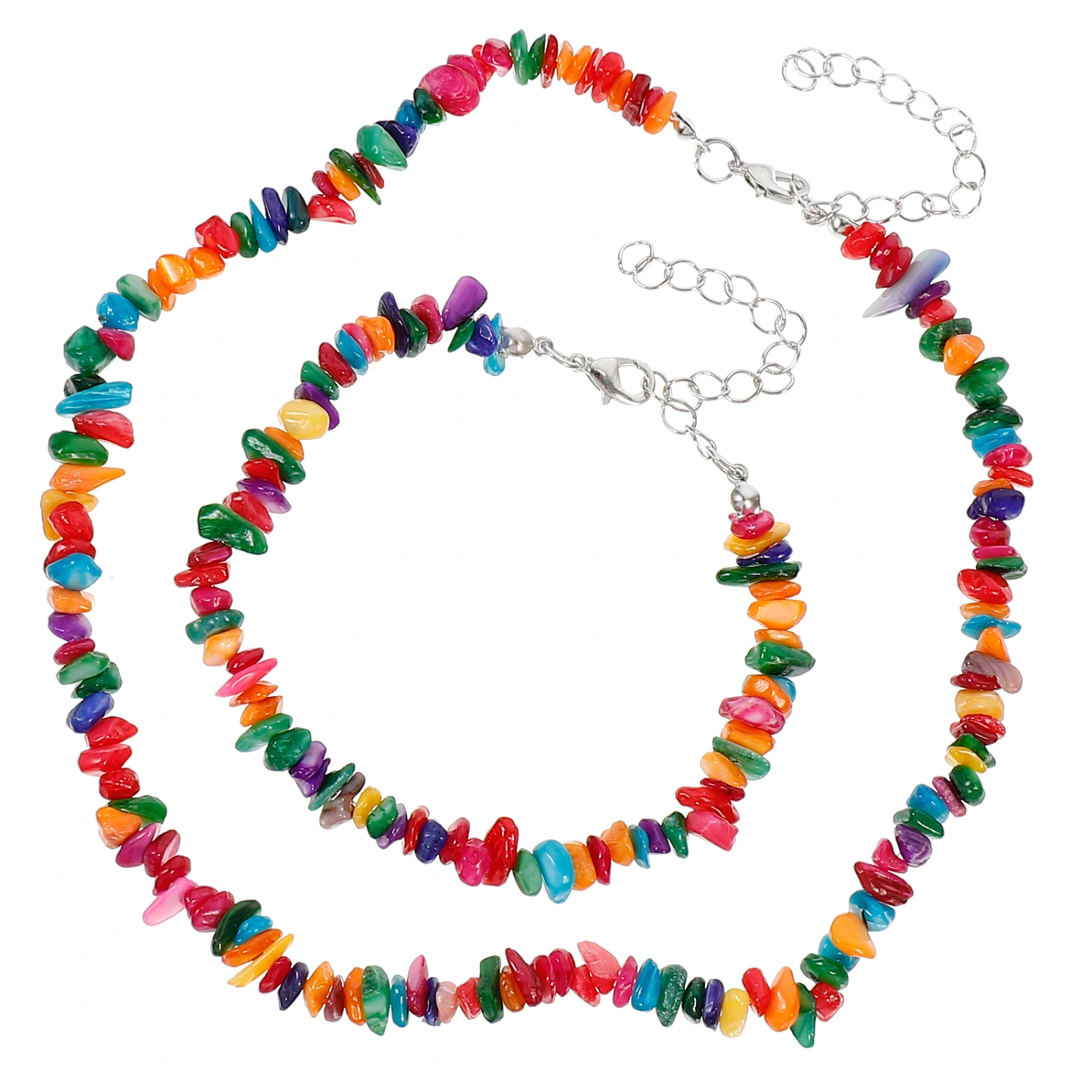 1 Set Women Bracelet Necklace Ladies Jewelry Girls Beach Decorative Jewelries
