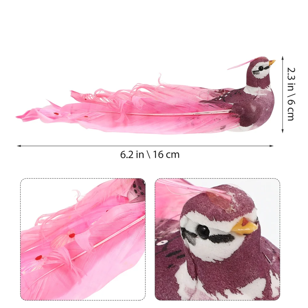 1 Pc Creative Bird Craft Home Decoration Desktop Animal Ornament for Kids Gift