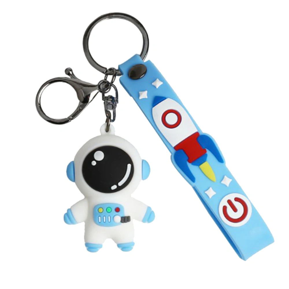 1 Set 2Pcs Cartoon Spaceman Shape Key Chains Keychains Lovely Car Bags Pendants