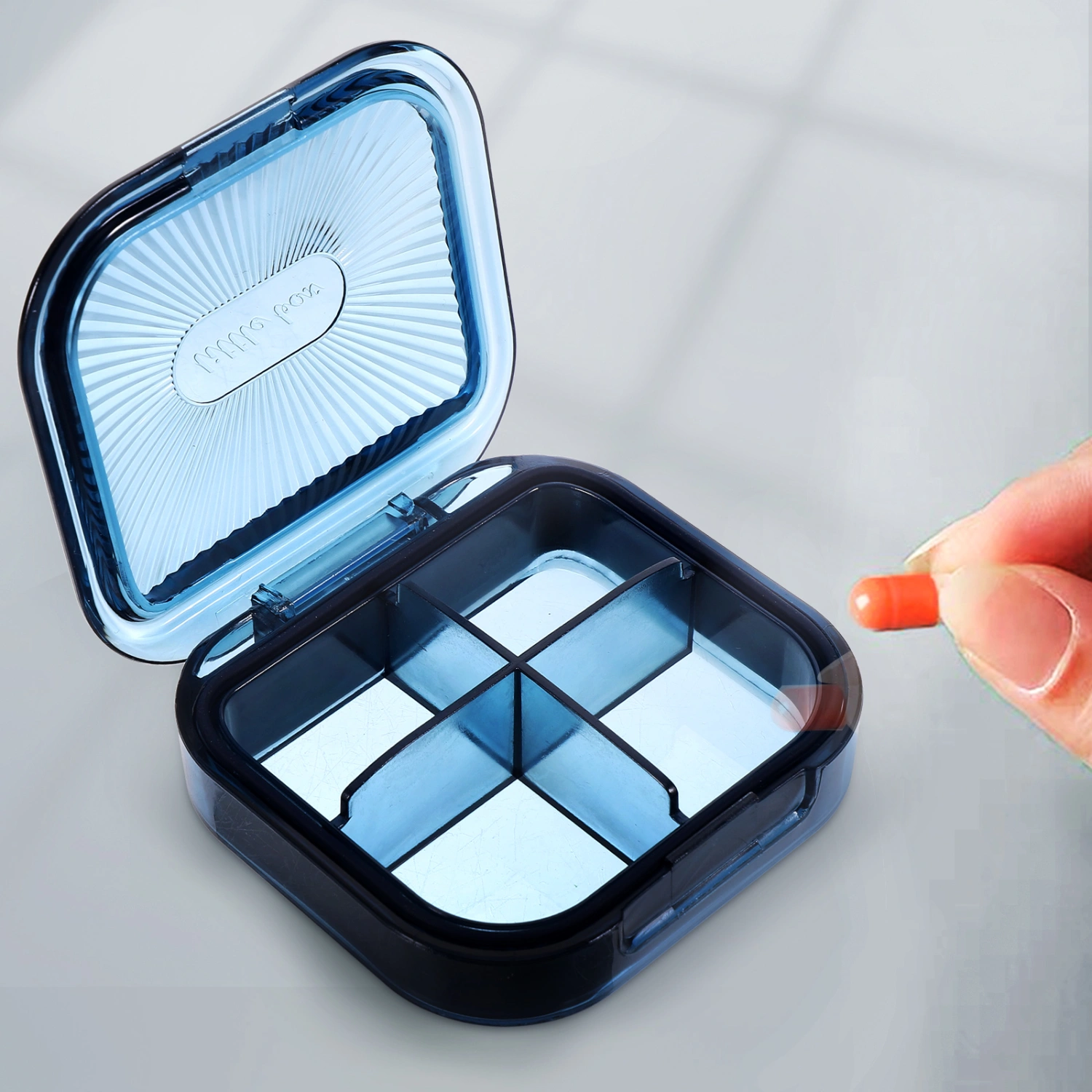 Travel Pill Organizer Compartment Pill Case Portable Pill Storage Box Pill Container