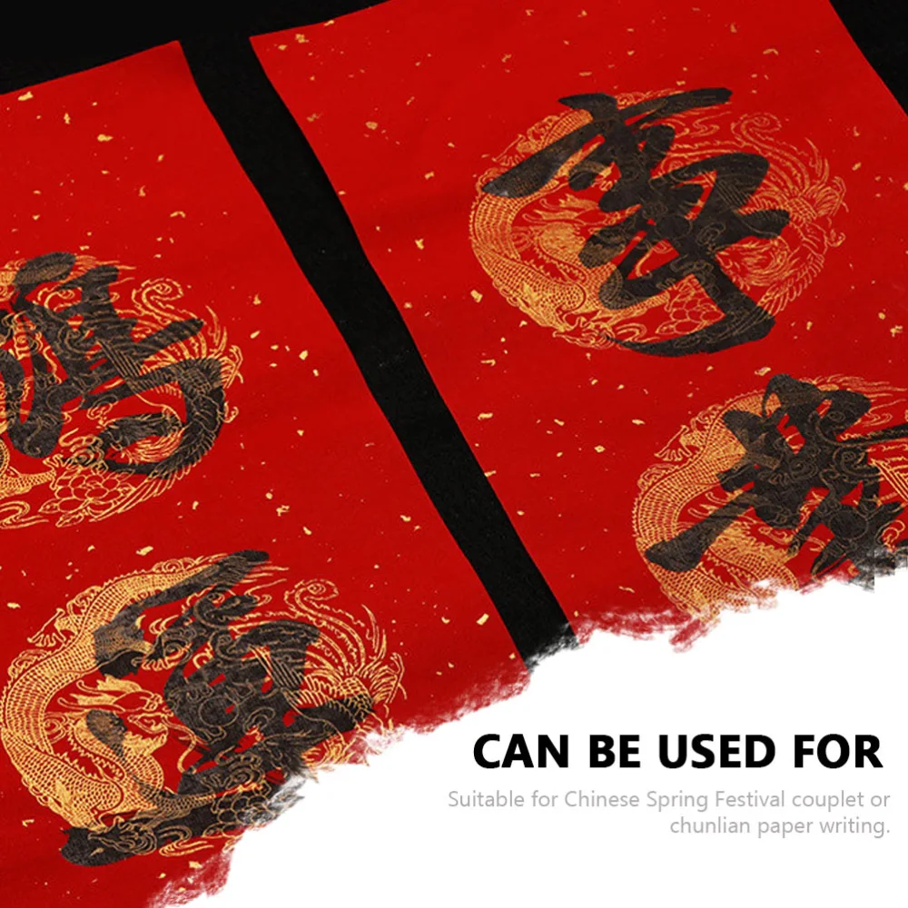 5 Sets of Paper Chinese New Year Calligraphy Paper Blank Couplet Paper