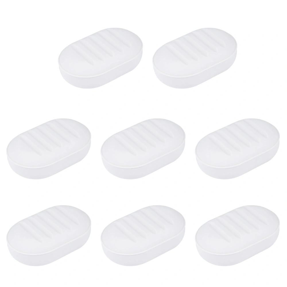 8 Pcs Simple Soap Container Plastic Soap Case Travel Outdoor Home Soap Holder