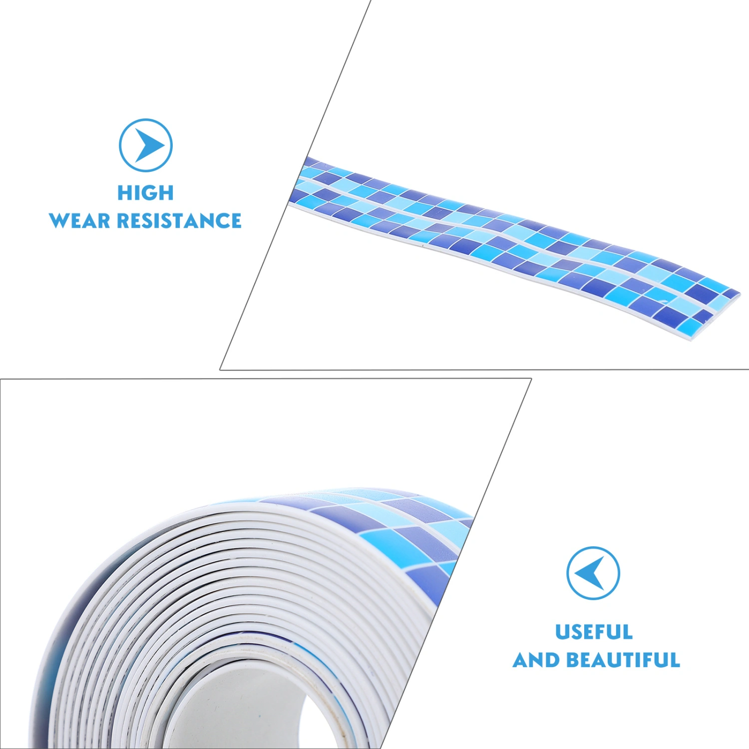 1 Roll Waterproof Bathroom Seam Self-adhesive Pool Water Seal Kitchen Helper