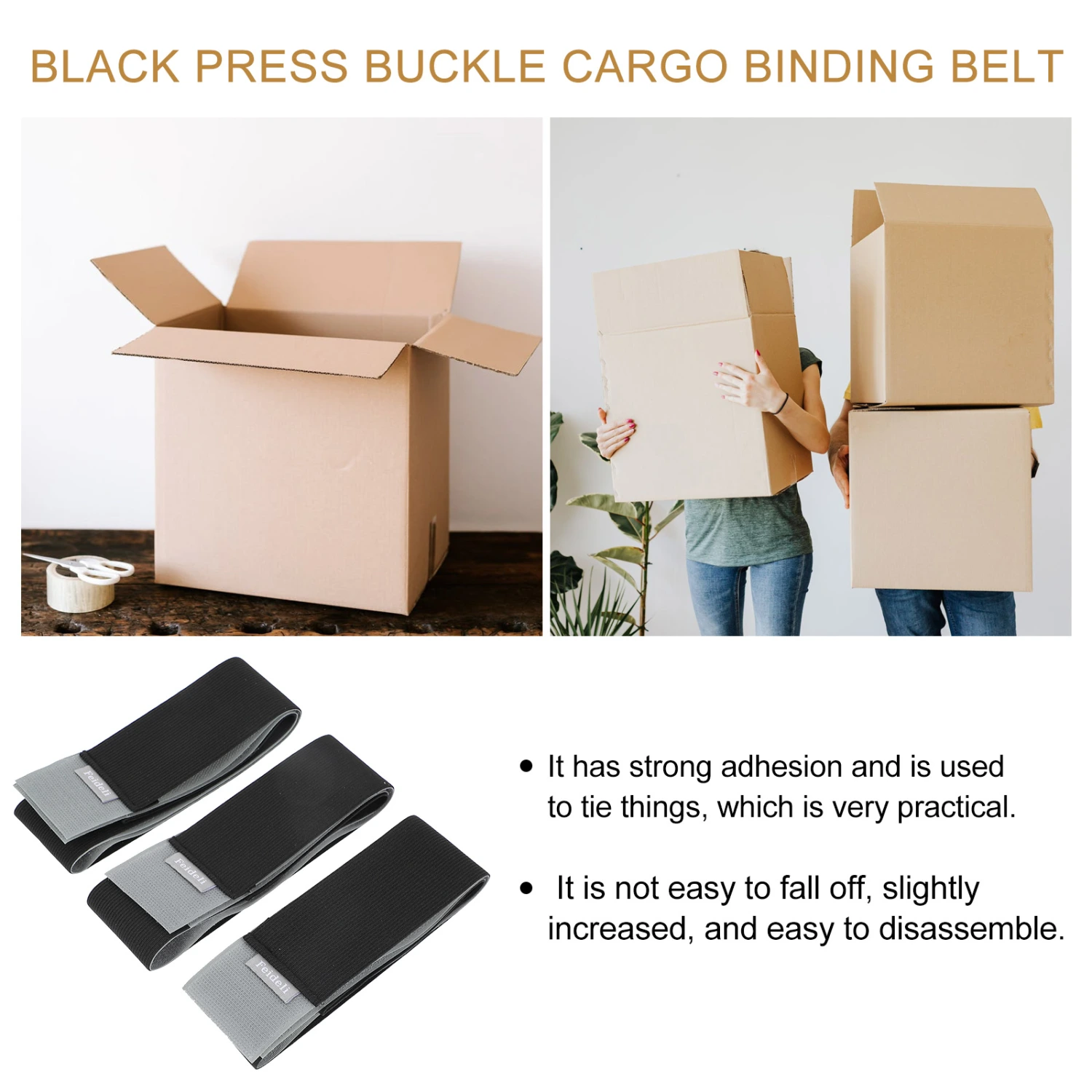 3 Pcs Car Trunk Extinguisher Band Vehicle Luggage Strap Car Boot Fixing Belt