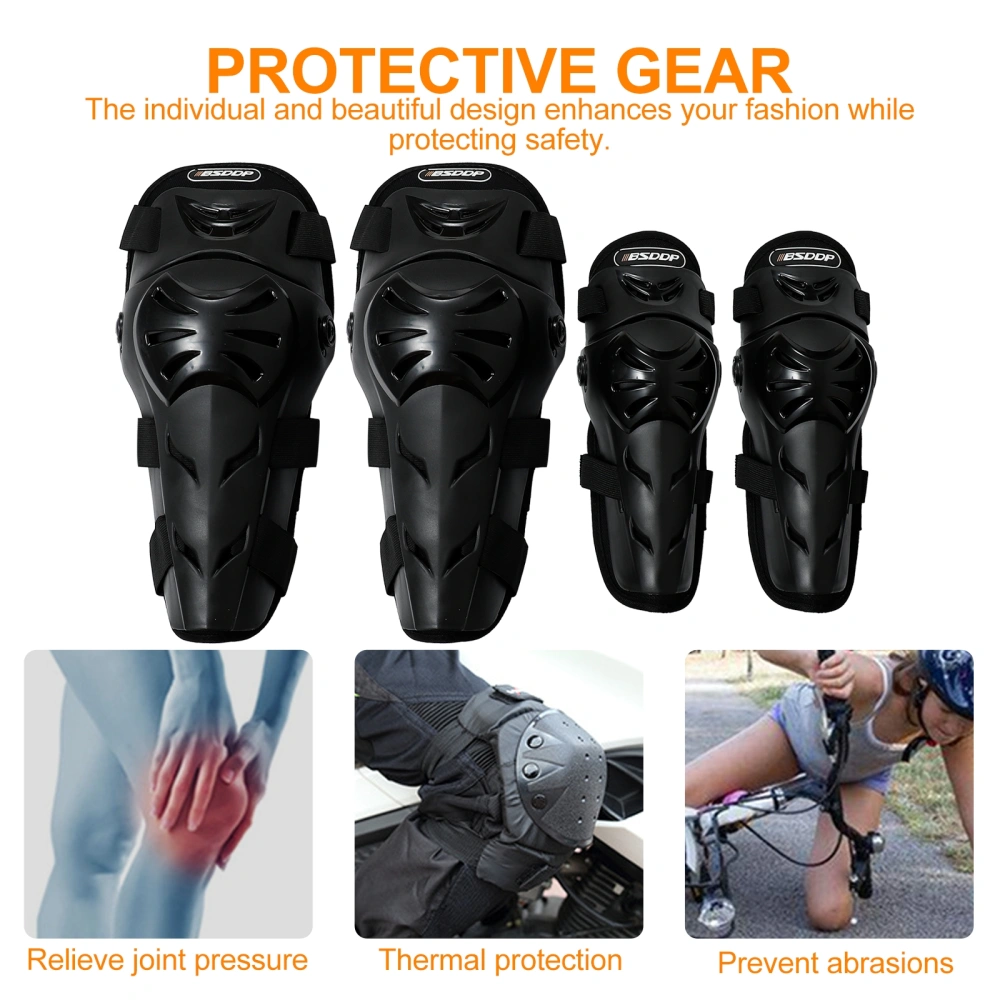 1 Set Protective Gear Riding Knee Pads Elbow Pads Motorcycle Limbs Protector