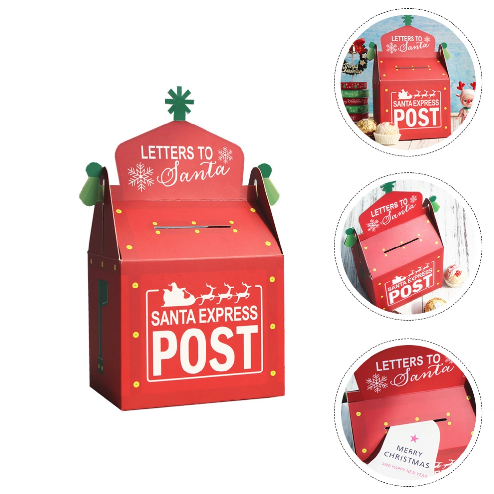 12Pcs Christmas Gift Packing Boxes Festival Gift Boxes Mailbox Shape Paper Boxes