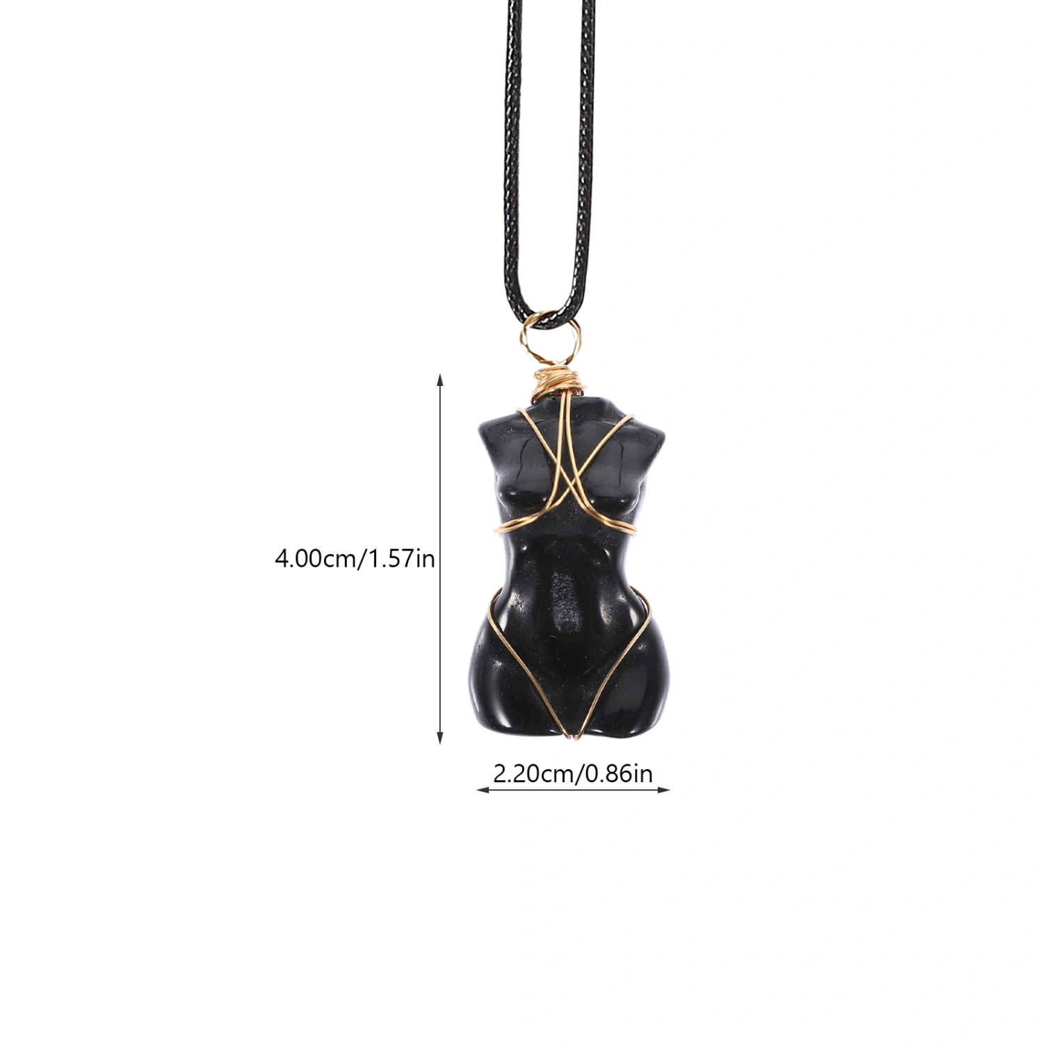 Crystal Body Pendant Crystal Pendant Crystal Car Hanging Ornament Crystal Necklace Ornament