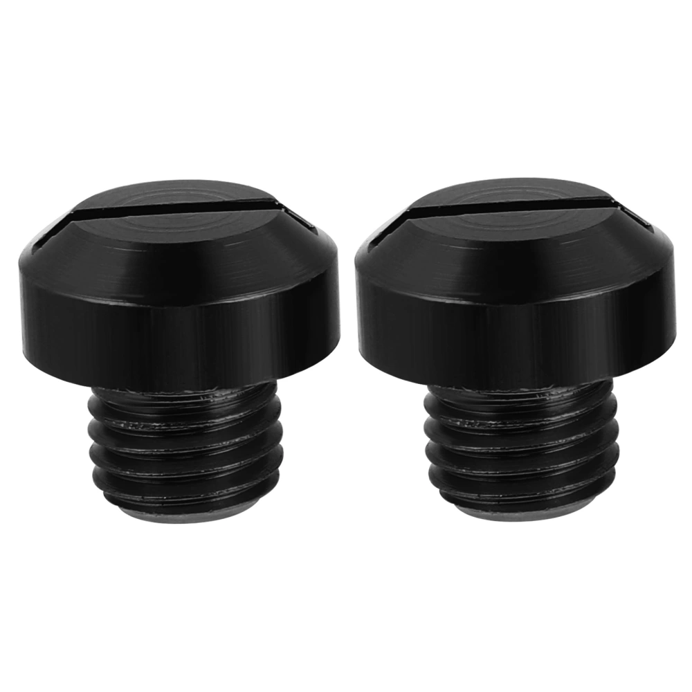 2pcs Motorcycle Mirror Hole Screw Mirror Blanking Cover Mirror Hole Caps Supply