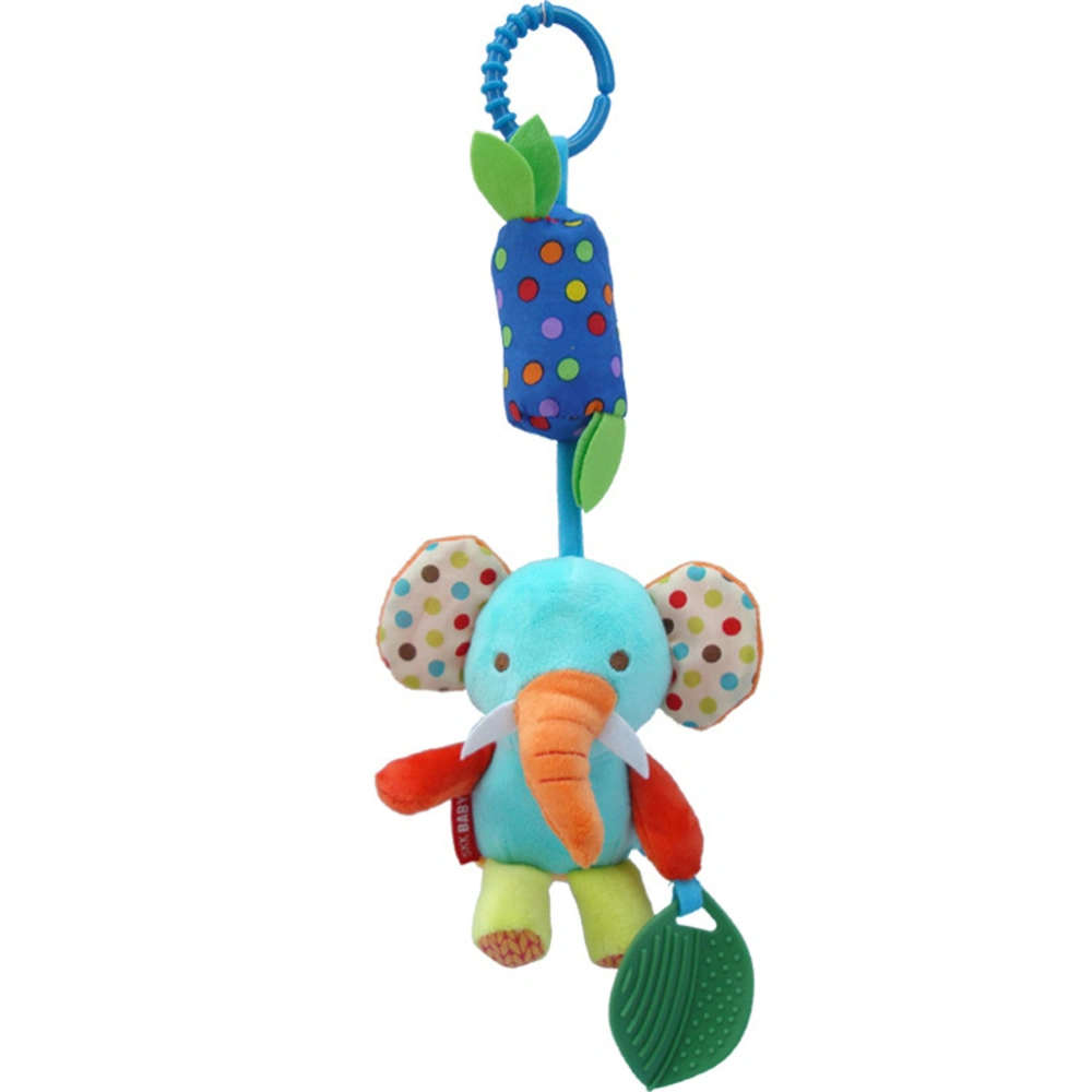 Baby Hanging Toys Puppet Handbells Baby Car Crib Stroller Toys Elephant