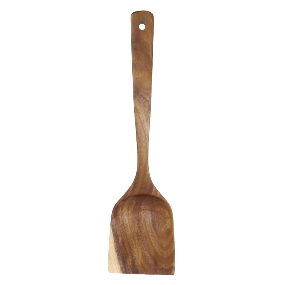 Teak Wood Kitchen Gadget Flat Head Turners Kitchen Slotted Spatula Spoon Cooking Utensils Dinner Food Shovel