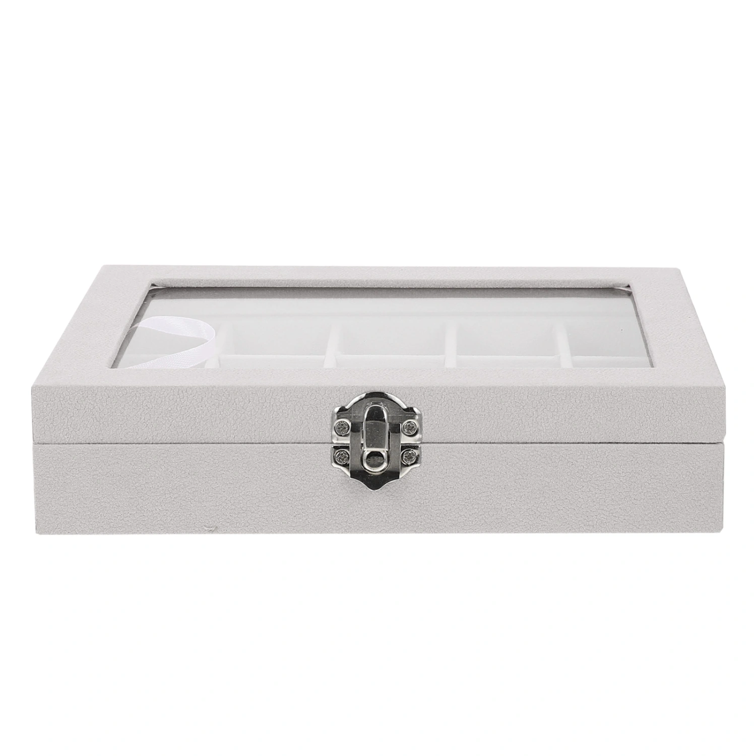 1Pc Multi-compartment Jewelry Storage Case Practical Earring Ring Display Box