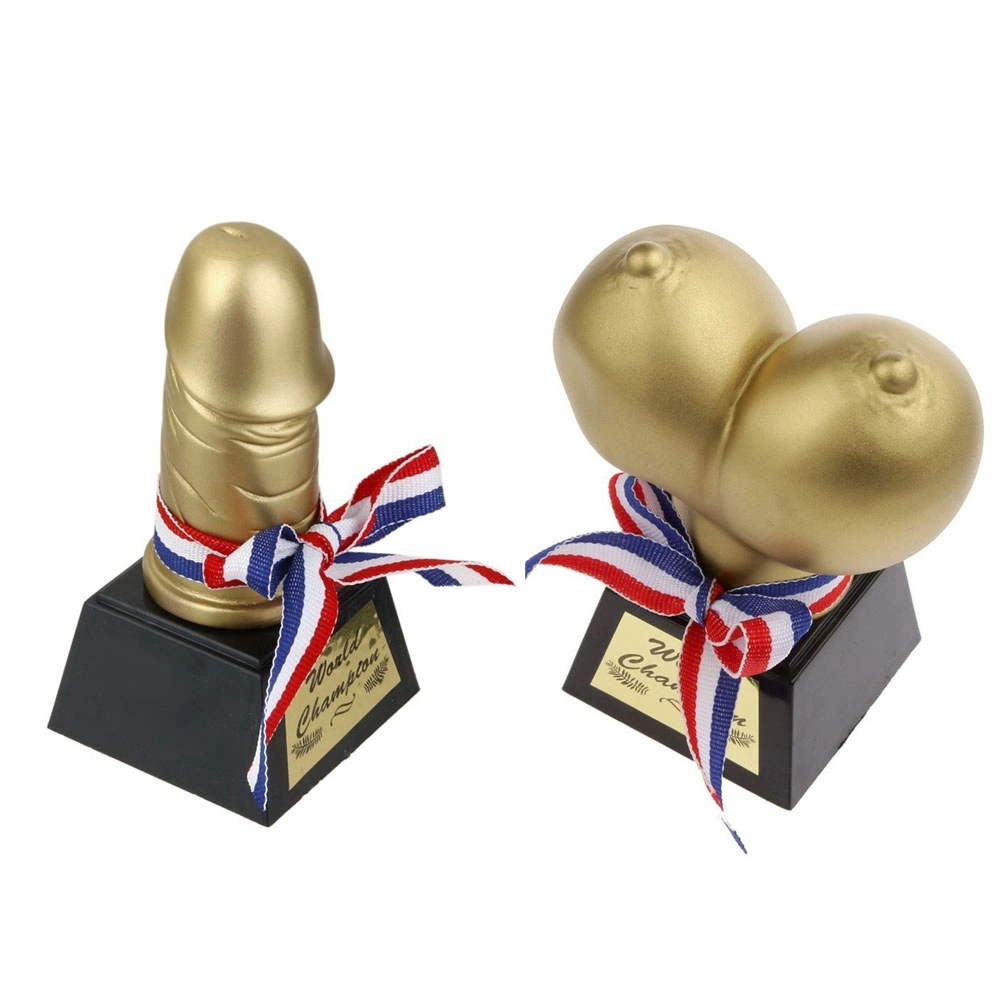 1 Pair Boobs Willy Trophy Prize World Hen Party Game Funny Accessory for Stag Party Hen Night Girls Out