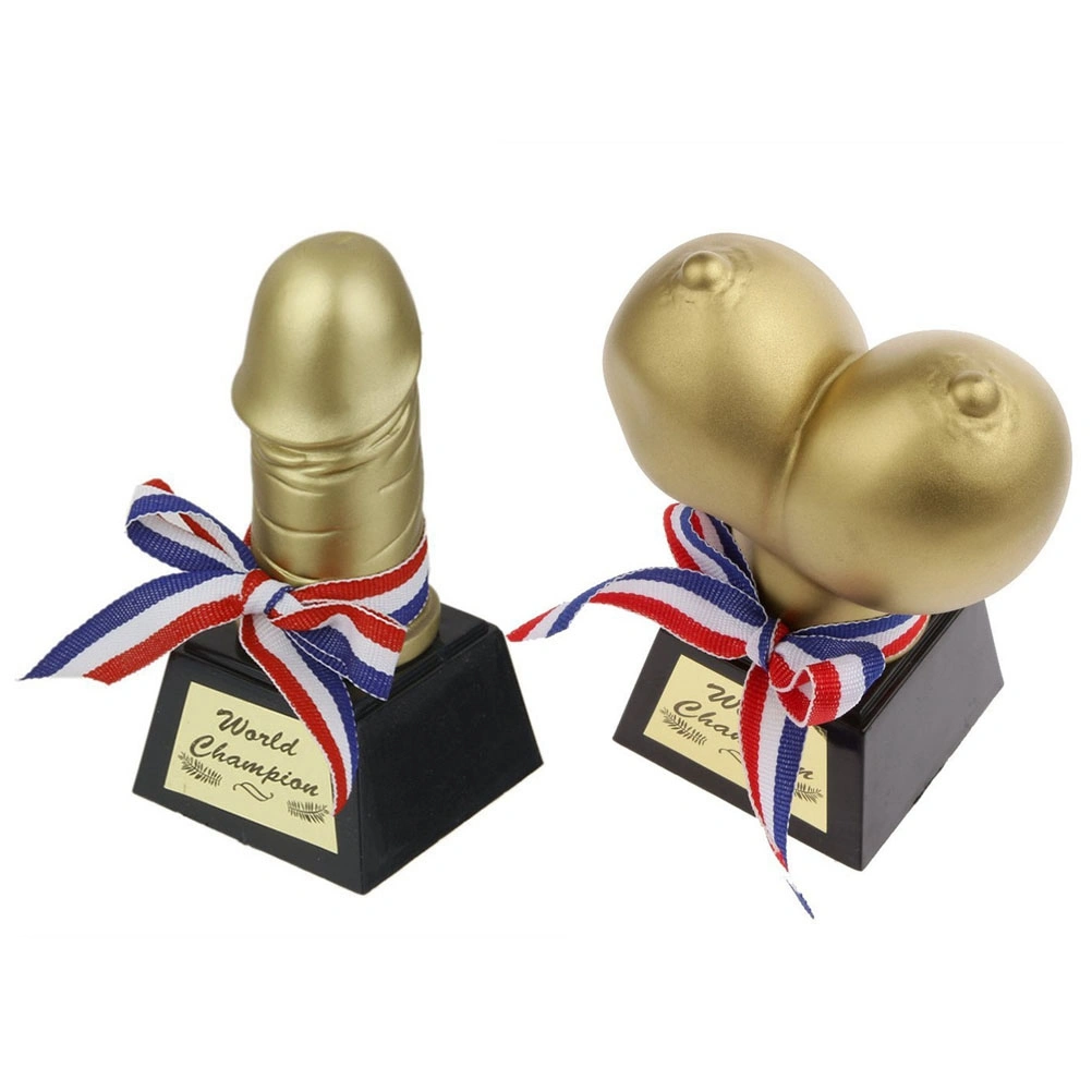 1 Pair Boobs Willy Trophy Prize World Hen Party Game Funny Accessory for Stag Party Hen Night Girls Out