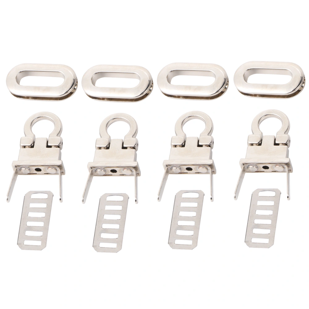 4PCS Metal Lock Practical Mortise Lock Bags Suitcases Accessories Lock Bag Handbag Lock Color 3