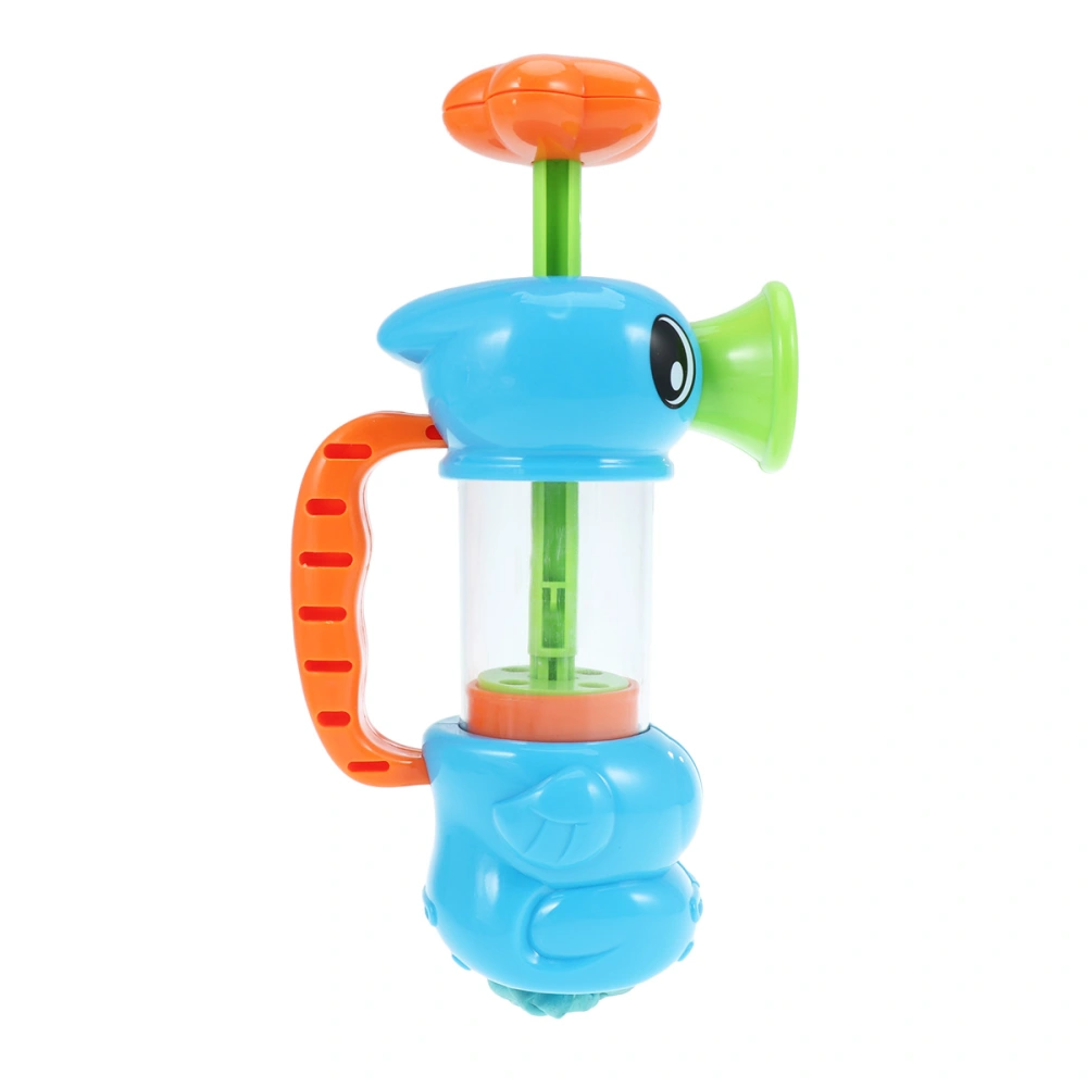 Baby Water Spray Toy Cartoon Hippocampus Manual Water Pump Faucet Creative Shower Bath Interactive Toy