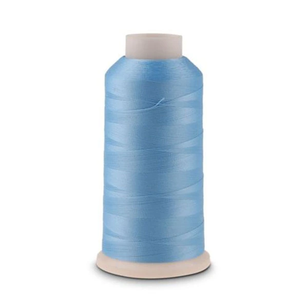 3000 Yards Spool Luminous Glow In The Dark Machine Embroidery Sewing Thread (Sky Blue)