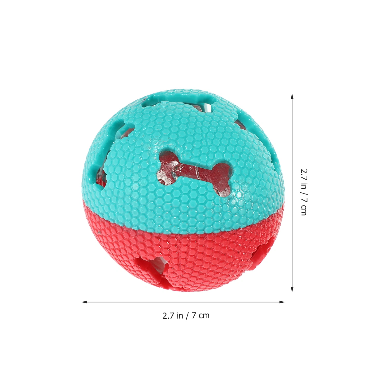 Dog Chew Ball Puppy Squeaky Ball Toy Bite-resistant Ball Toy Portable Dog Biting Toy Dog Toy