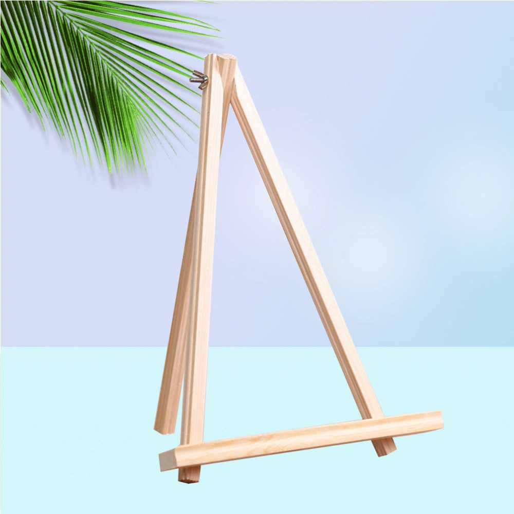 1 Piece Wooden Display Easel Holder Stand Drawing Board Solid Wood Photo Frame Bracket Accessories Tripod Holder Stand for Art Painting (Large Size)