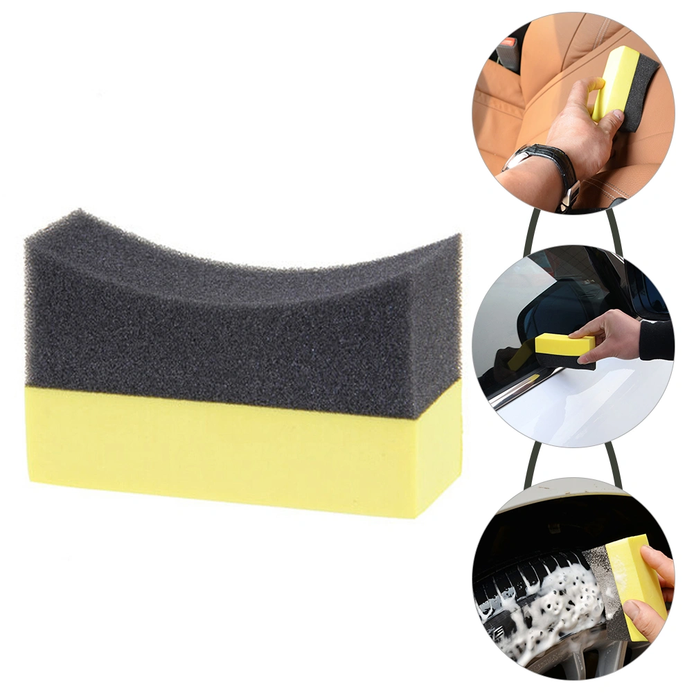 Car Wash Sponge Block Vehicle Sponge Brush Auto Gaps Cleaning Brush Block