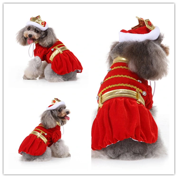 1 Set of Pet Dog Cosplay Costume Pet Creative Pet Clothing Halloween Party Puppy Garment