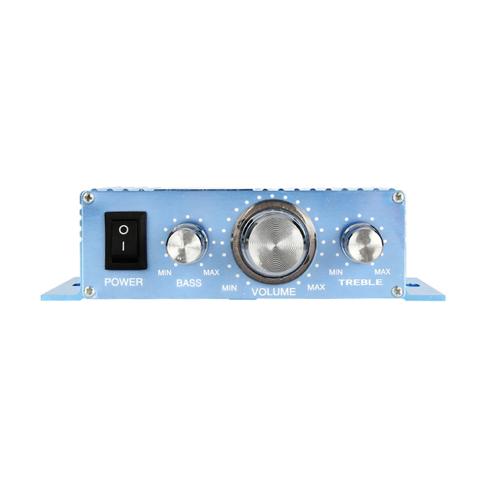 12V 2.0 Channel Power Amplifier Vehicle Multifunctional Player (Sky-blue)