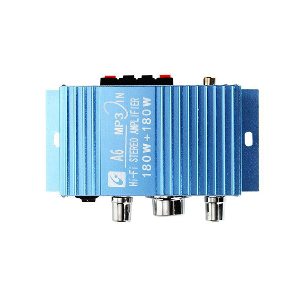 12V 2.0 Channel Power Amplifier Vehicle Multifunctional Player (Sky-blue)