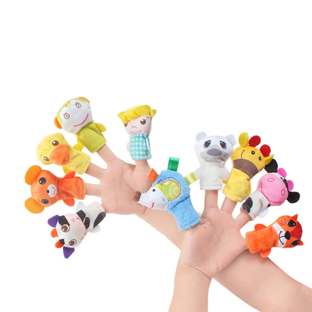 5pcs Cartoon Animal Hand Puppet Children Hand Puppet Educational Toy for Children Playing (Hedgehog)