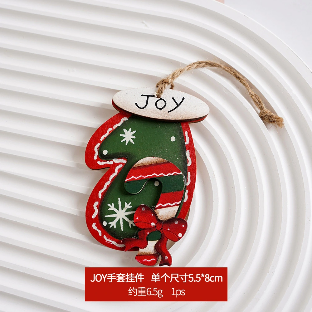 Christmas Decoration Christmas Tree Ornament Wooden Craft Hanging Decoration Party Favor