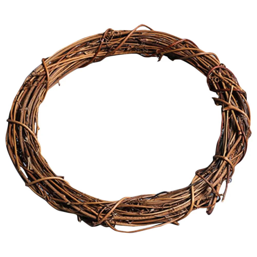 Woven Rattan Ring DIY Craft Wreath Rattan Ring Party Favors Crafting Wreath Material