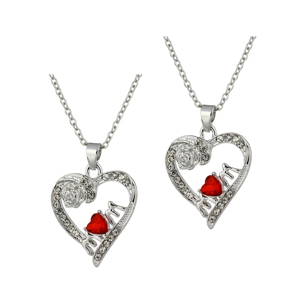 2pcs Stylish Necklaces Alloy Necklaces Valentine's Day Gift Jewelry Gifts