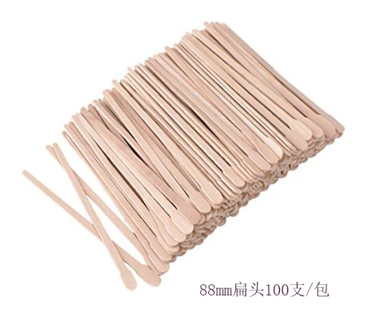 200 pcs Body Hair Removal Wax Sticks Waxing Sticks Wooden Wax Stick Applicator