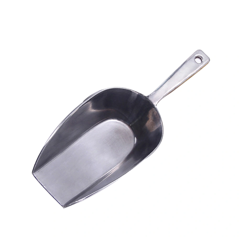 Aluminum Alloy Flour Shovel Food Scoops Practical Ice Protein Powders Shovel Kitchen Scoop for Home Restaurant Milk Tea Shop (L Size)