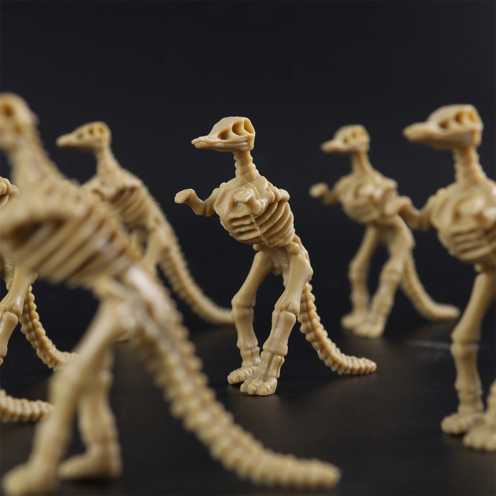 NUOLUX 12pcs Assorted Dinosaur Fossil Skeleton Figures Kids Toy (Random Pattern)