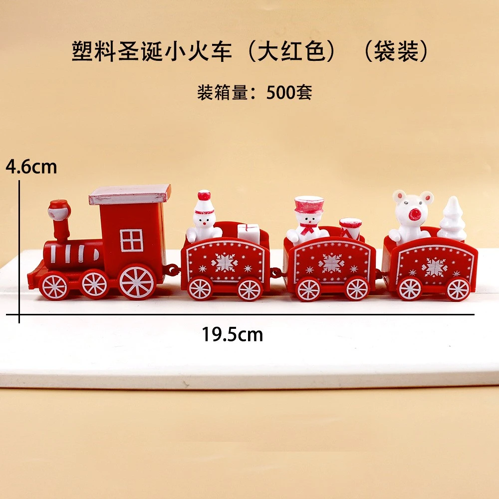 Christmas Train Ornament Small Train Decor Desktop Decor Christmas Party Decoration