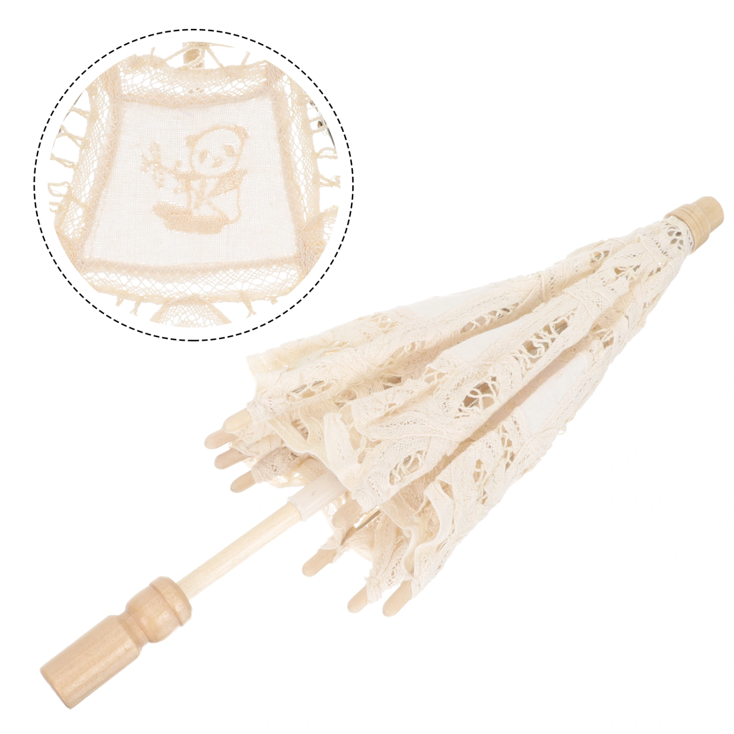 Flower Girl Scene Prop Umbrella Children Girls Dancing Photography Prop Accessories