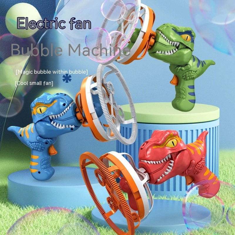 Electric Fan Bubble Machine Toy