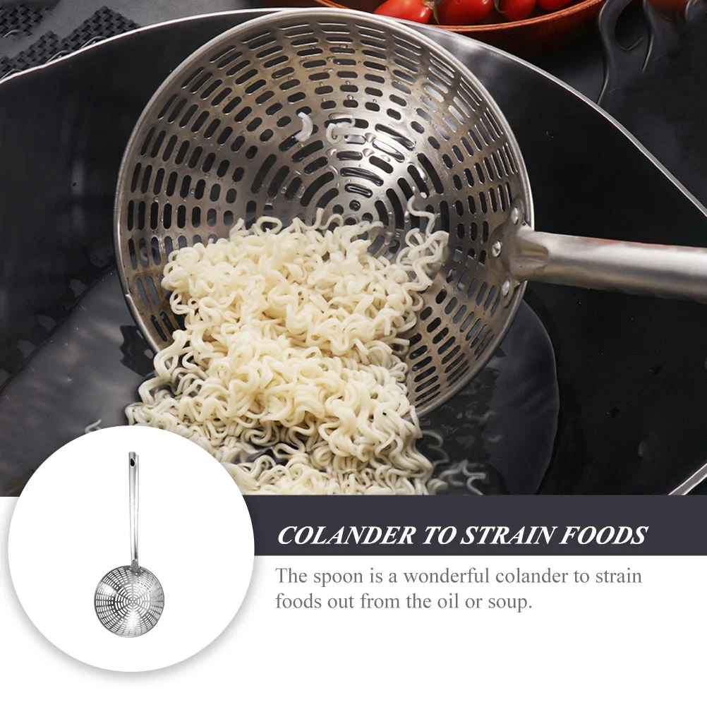 Household Pasta Strainer Kitchen Cooking Strainer Stainless Cooking Strainer Cooking Accessory